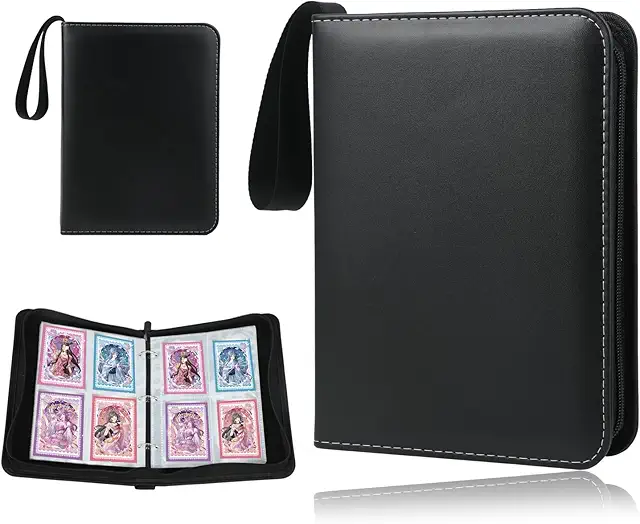 Album Raccolta Carte 400 Slot, Pelle PU, Portatile - Raccolta Figurine