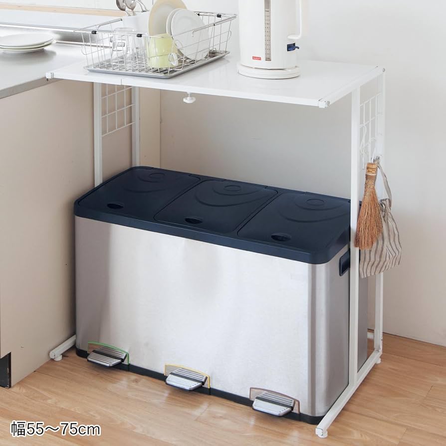 ☆未使用☆ ベルメゾン　ダスト上ラック Amazon｜[ベルメゾン] キッチンラック ダストペール上 ラック