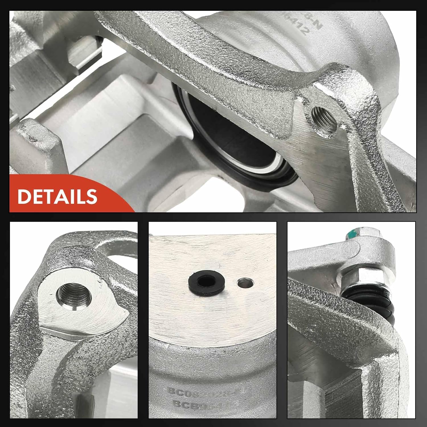 A-Premium Disc Brake Caliper Assembly with Bracket Compatible with Select Kia Models - Optima 2011-2015, L4 2.0L/L4 2.4L - Front Driver and Passenger Side, 2-PC Set