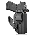 IWB Holster with Claw | Optic Cut | Fits for Glock 19/ 19X/ 34/44/ 45 (Gen 1-5), G32 (Gen 3-4) & MOS Models | Adjustable Cant & Retention | Right Hand