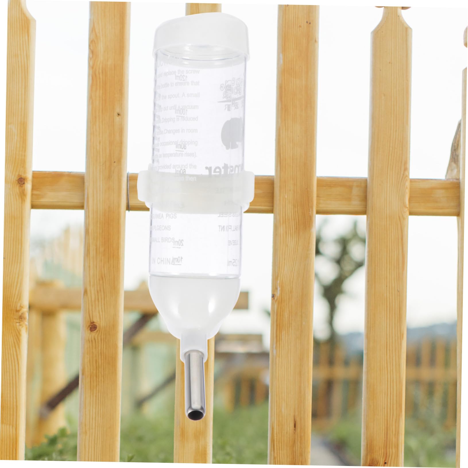 Totority 4 Pack Small Animal Water Dispenser Pet Water Bottle for Guinea Hamster Leak- Easy to Use