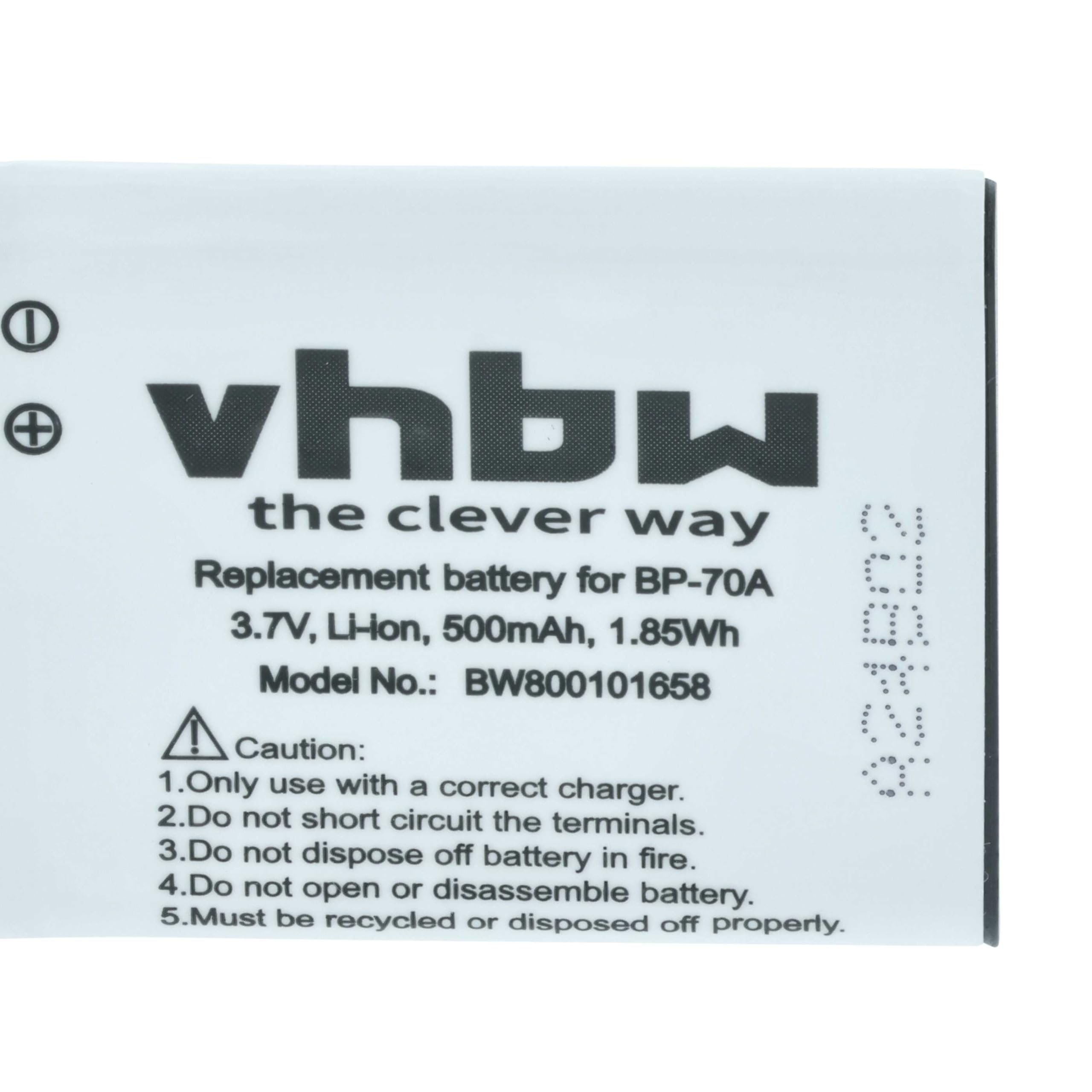 Bateria LI-ION nadaje się do SAMSUNG BP70a, BP-70a