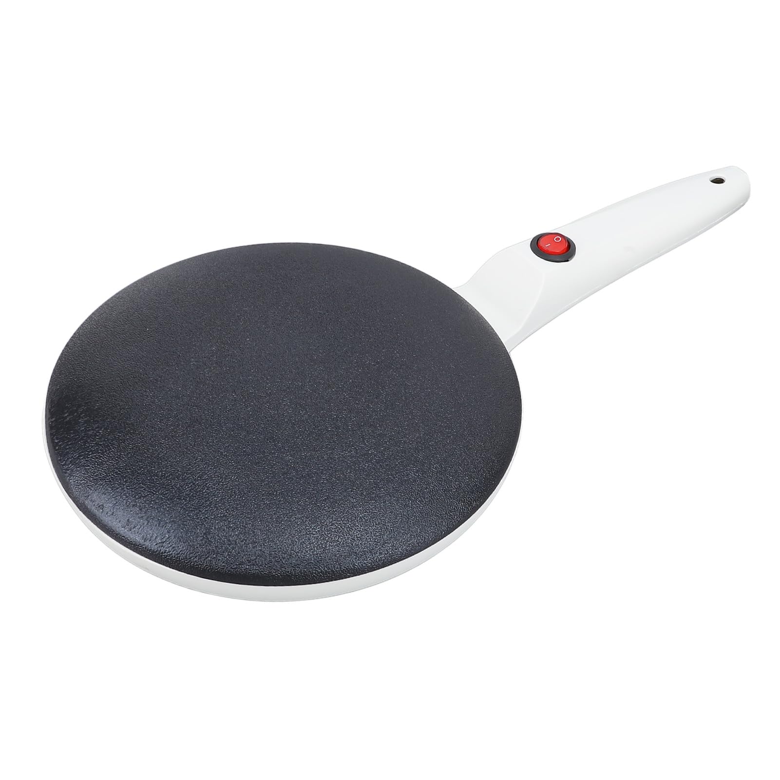 Crepera Eléctrica de 8 Pulgadas con, Máquina para Hacer Crepes Antiadherente, Sartén para Crepes con Control Automático de Temperatura, Largo para Tortillas de Panqueques,