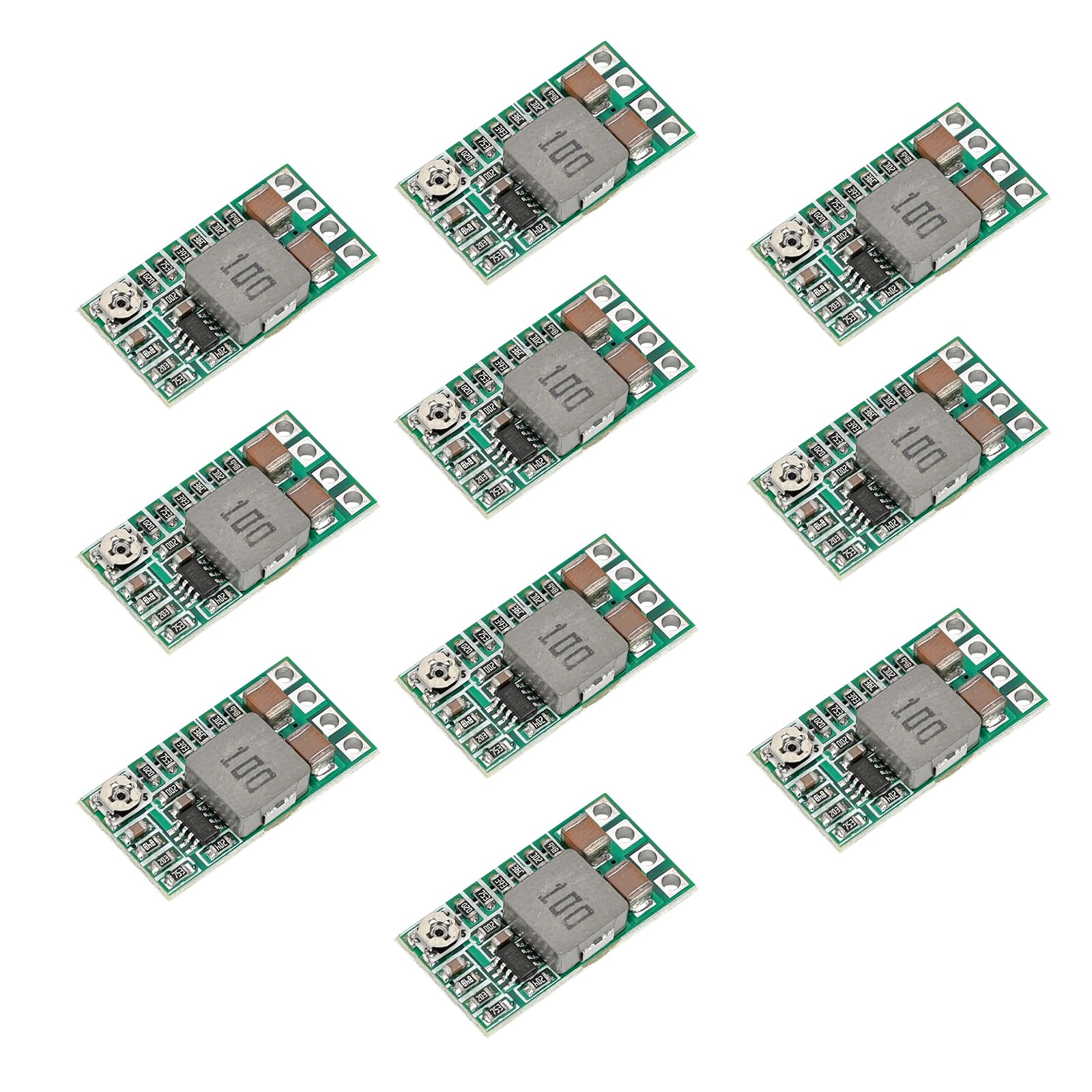 10 sztuk DC-DC Step Down Buck Converter 4,5-20 V do 0,8-17 V 5 V 3 A, mini Step-Down moduł zasilania, moduł regulatora 5 V, mini przetwornica napięcia w dół