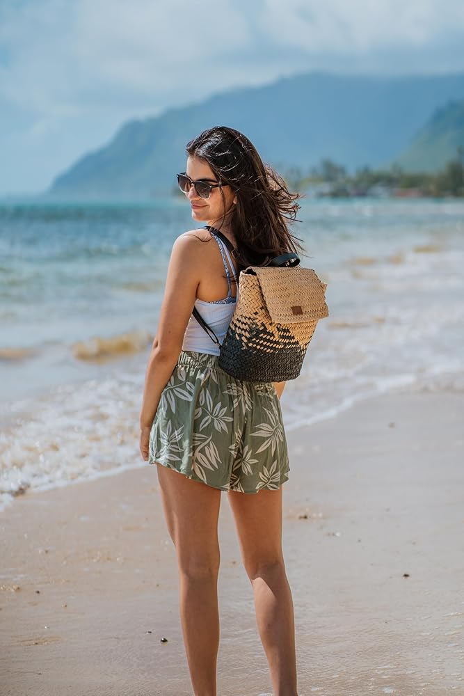 Amazon.com | Roxy Mysterious Boardwalk Backpack | Straw | Beach