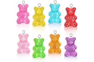 CCOZN 16 Pieces Resin Gummy Bear Ornament