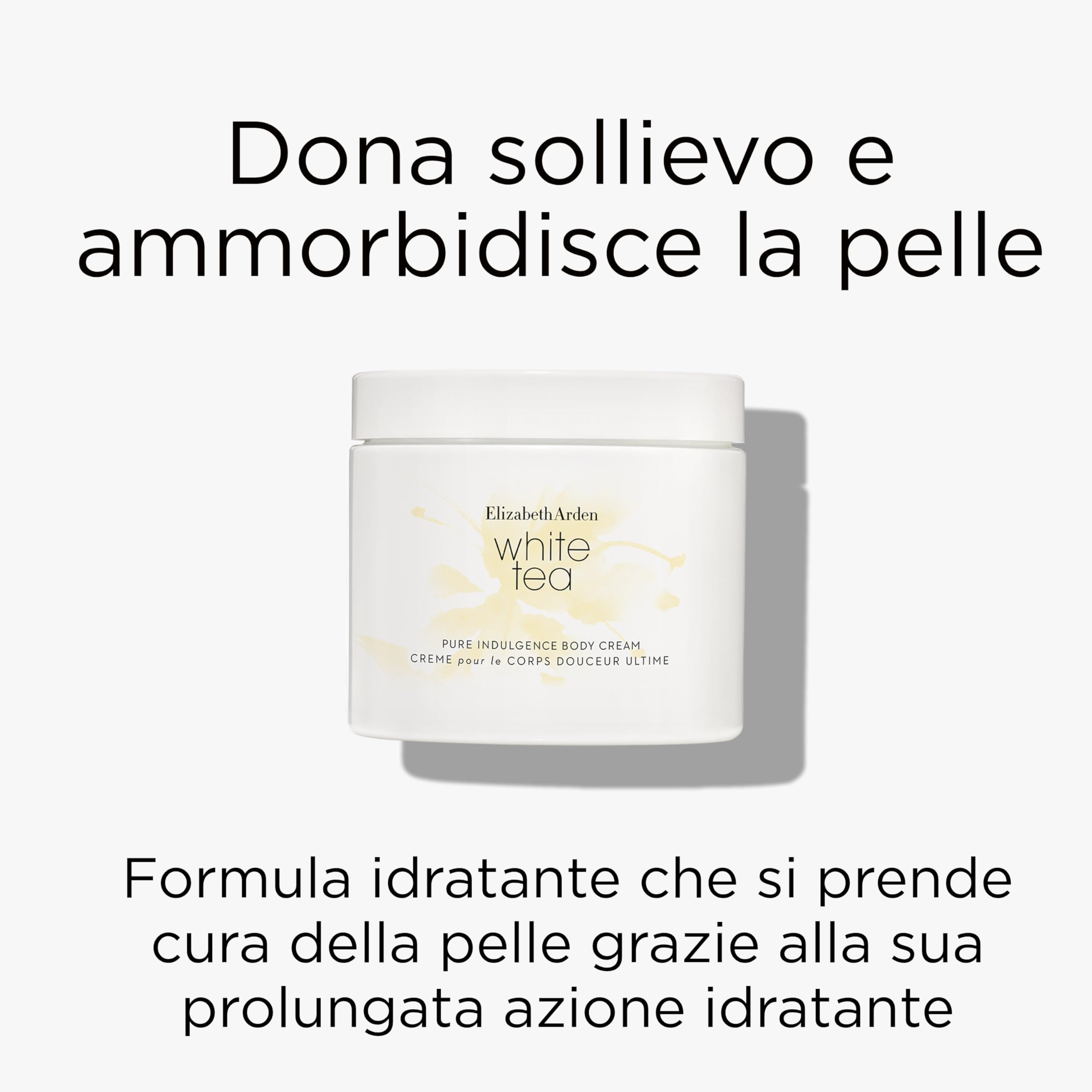 Elizabeth Arden - Cofanetto Regalo Donna 2 Pezzi Eau de Toilette White Tea, Profumo Donna Floreale e Crema Corpo Pure Indulgence, Profumo Rilassante al Tè Bianco e Formula Idratante