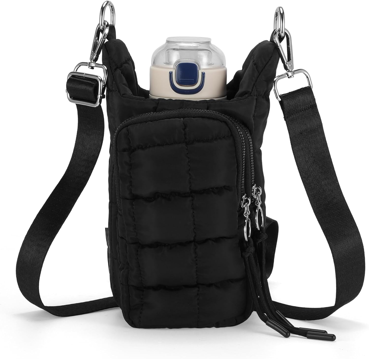 Water Bottle Carrier Bag, Convenient and Durable, Crossbody Water Bottle Holder for Hiking, Cycling