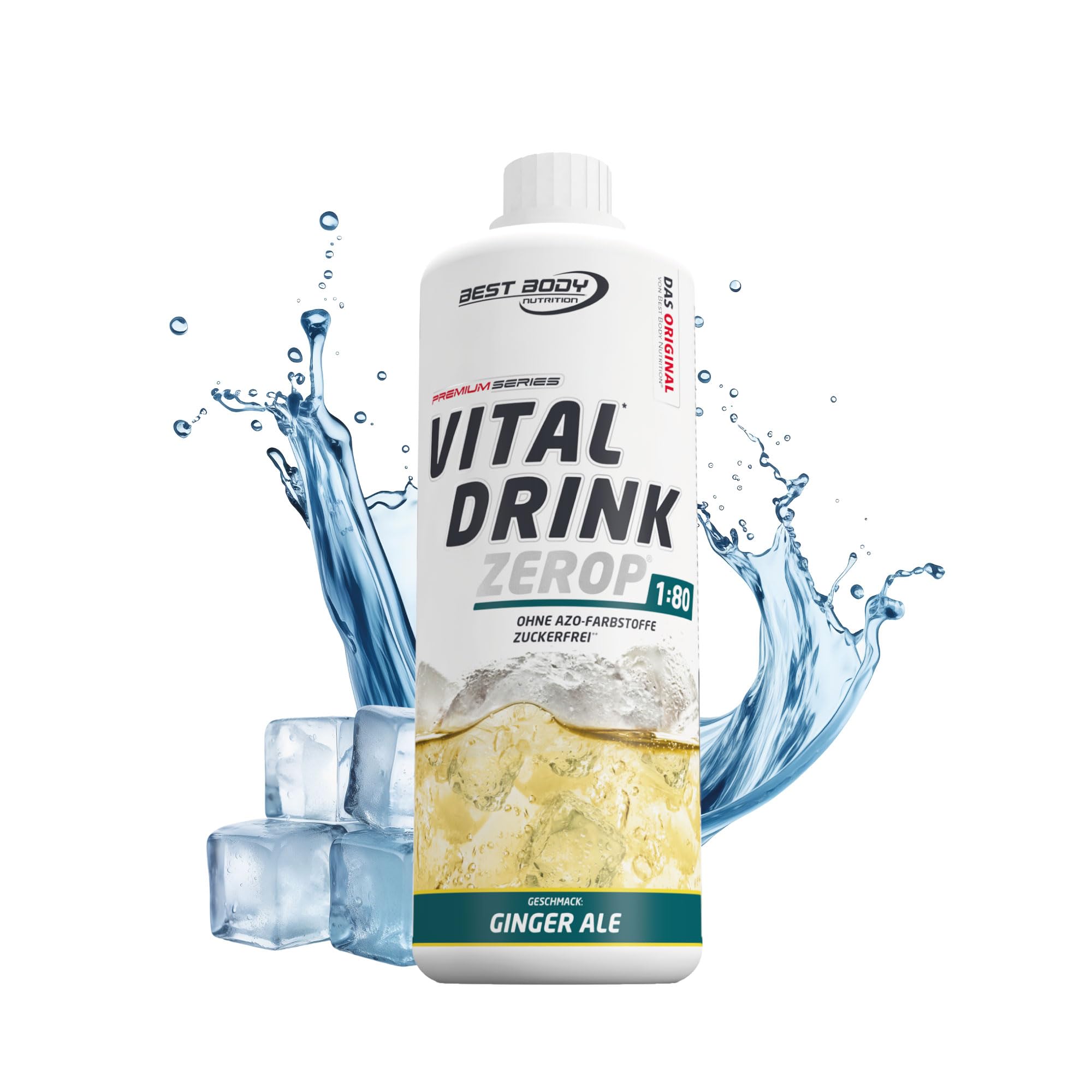 Best Body NutritionVital Drink, 1000 ml Flasche (Ginger Ale)