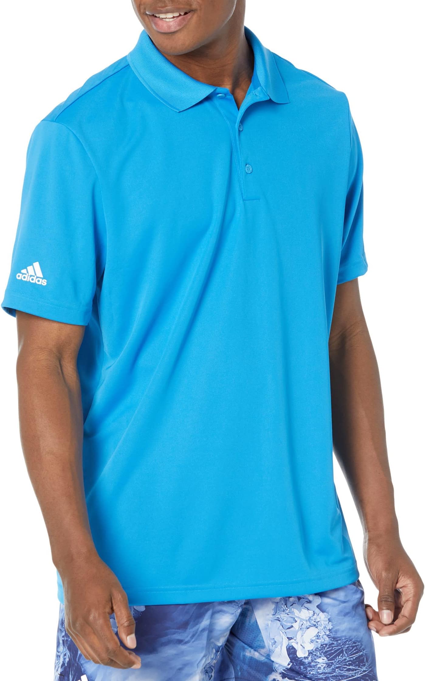 adidas golf shirts no collar