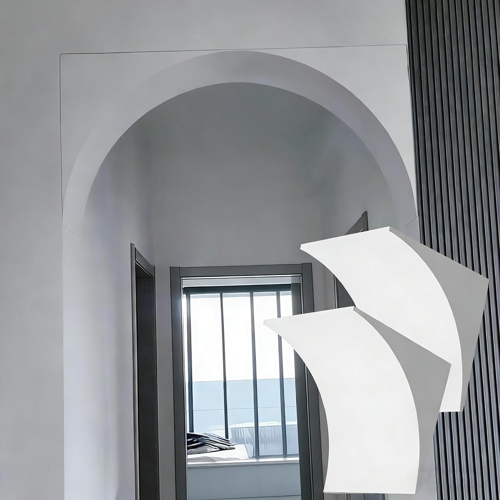 Kit de arco de puerta para solucionar pasillos oscuros y renovar paredes
