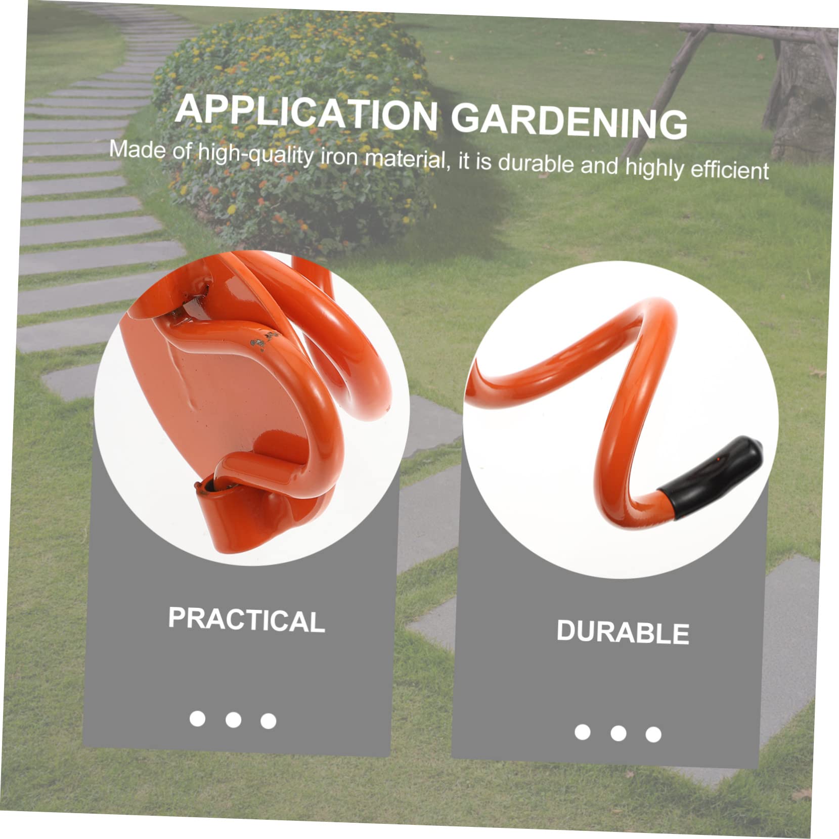 WOONEKY 1Pc Outdoor Spiral Fixator Stake Heavy Duty Ground Pegs for Tents Trampolines and Landscaping Durable Design for Easy Installation and Wind Resistance for Camping and Garden Use