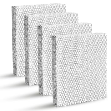 Cabiclean 4 Pack Humidifier Wicking HFT600 Fil-ters T Compatible with Honeywell Tower Humidifier HEV615 HEV620, Replace Part HFT600T HFT600PDQ