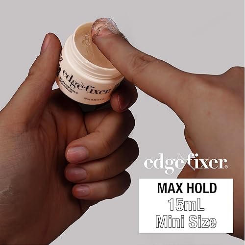 Miniatura 2 de Red by Kiss Edge Fixer - Gel para el cabello con infusión de biotina B7 de 24 horas, sin descamación, 1.01 onzas líquidas (tamaño mini (5 unidades,