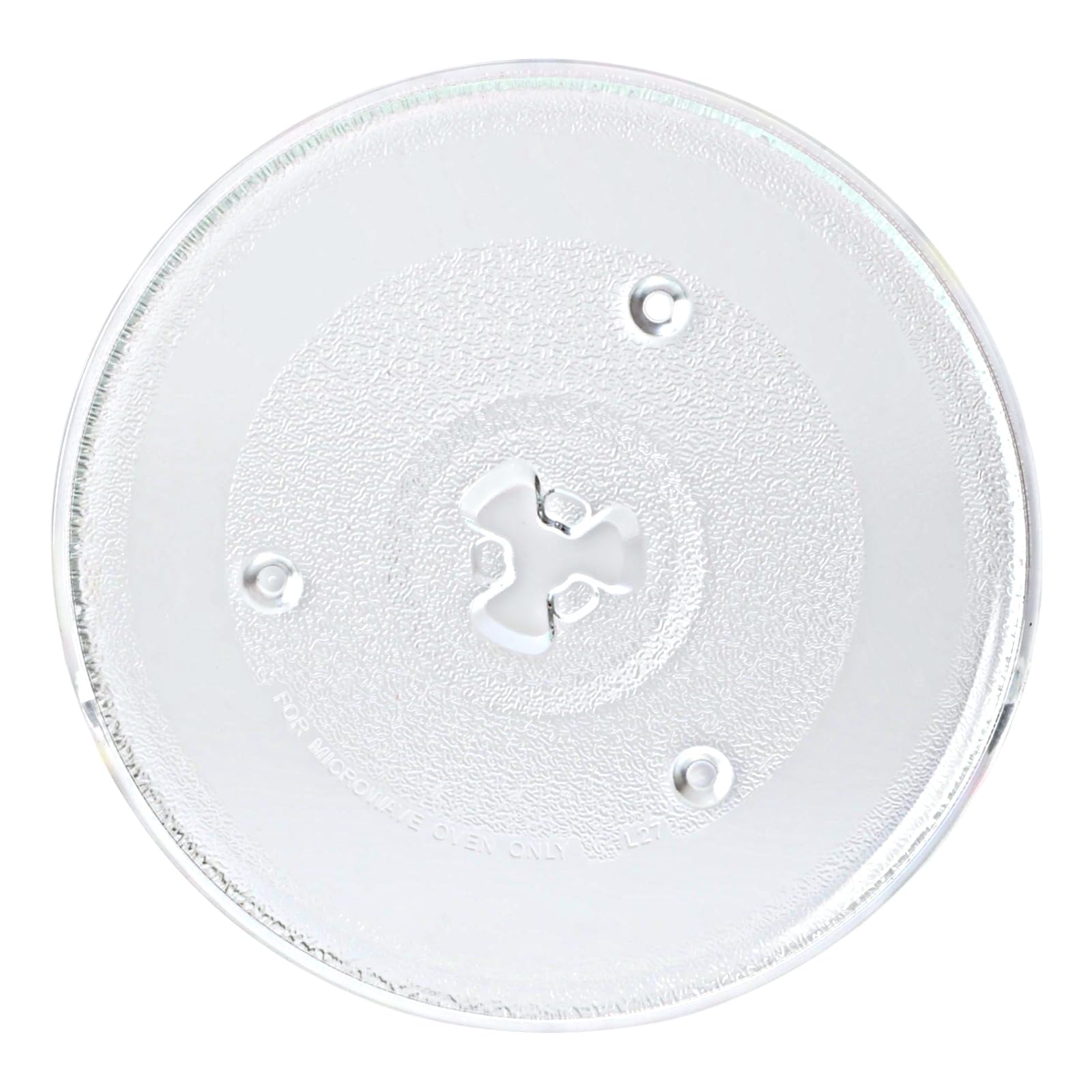 Msioytog 27cm Glass Microwave Turntable Tray Plate for Even Heating for Microwave Accessories Oven Glass Tray