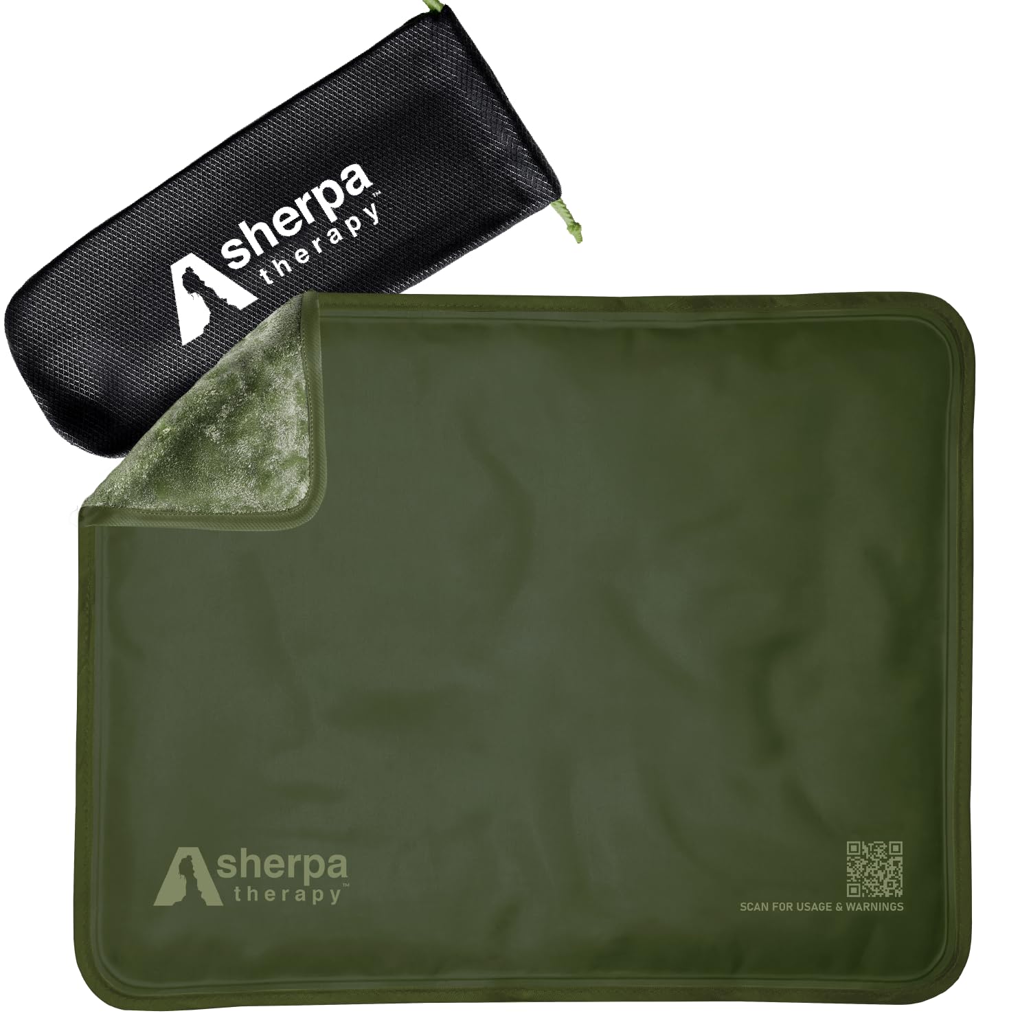 SHERPA THERAPY Large Ice Packs for Injuries Reusable - Soft Gel Hot and Cold Packs for Injuries, Hip, Shoulder, Back Pain Relief - 11.5" x 14.5" -