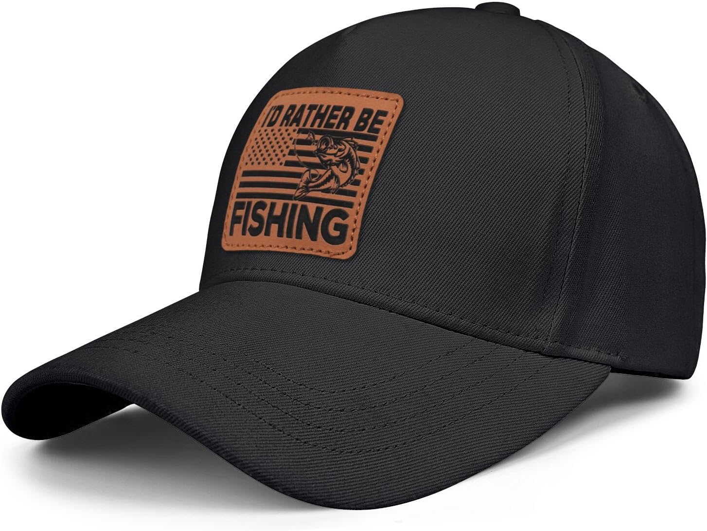 Adjustable Fishing Flag Trucker Hat for Men Dad, Unisex Fishing Lovers Gifts Baseball Cap for Birthday Christmas Fathers Day image 2