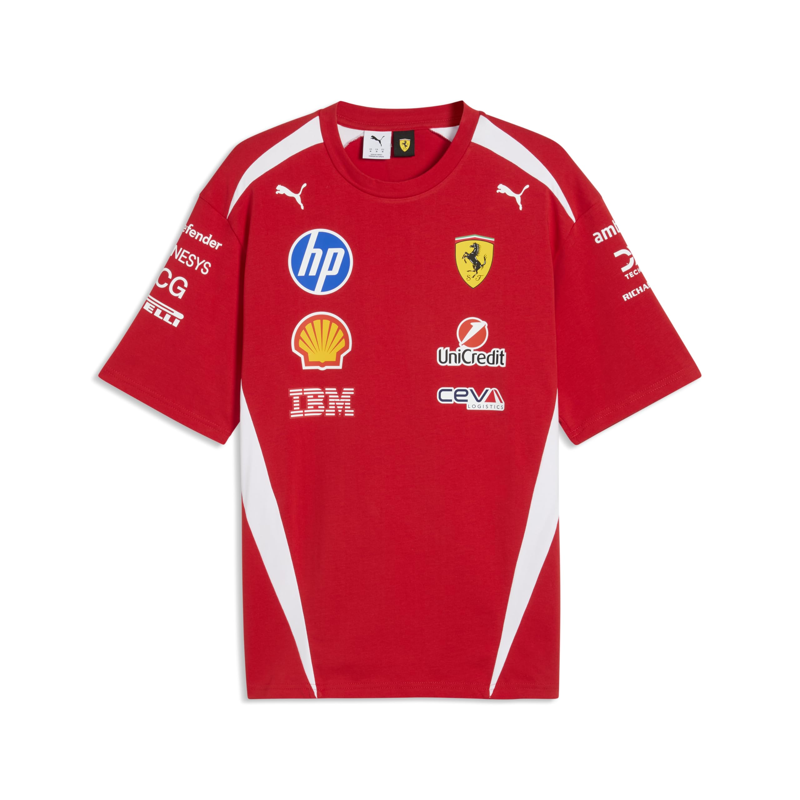 Puma Men's Red Scuderia Ferrari F1 2026 Team Drivers Tshirt - Size: Xxl