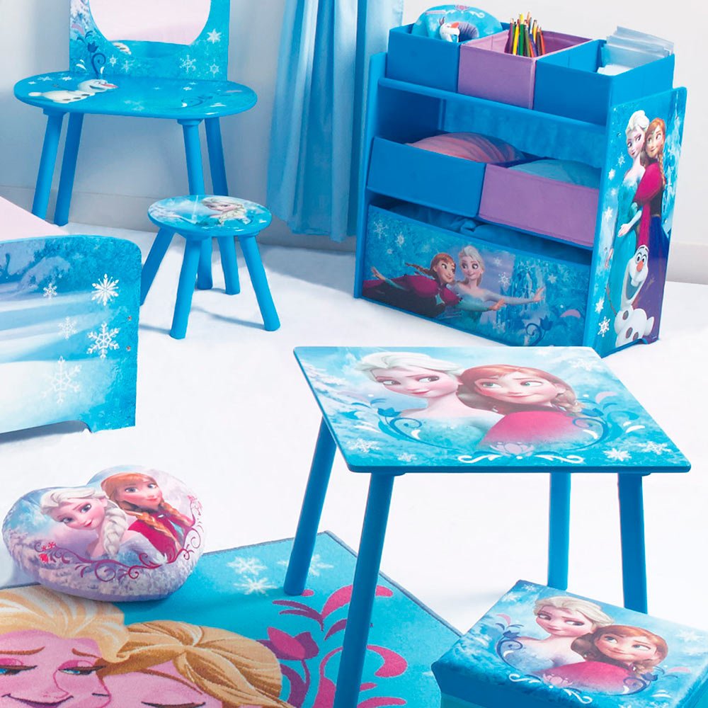 FUN HOUSE 712392 DISNEY Reine Des Neiges Table Carrée pour enfant H.44 X L.50 X P.50 CM