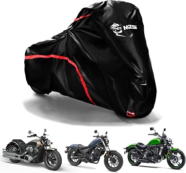 MZS 420D Waterproof Motorcycle Cover for Rebel Shadow Vulcan Scout V Star