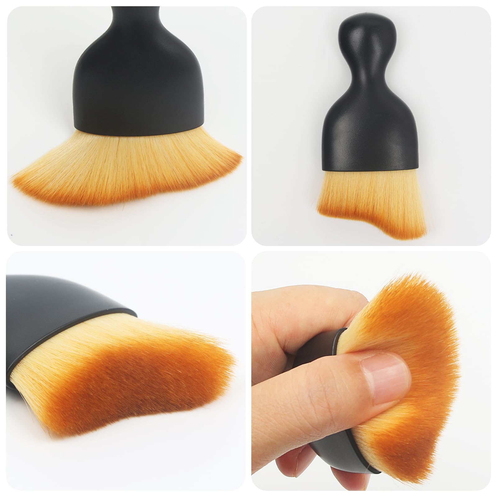 Set 7 Spazzole Per Pulizia Auto - Per Dettagli E Fessure - Microfibra