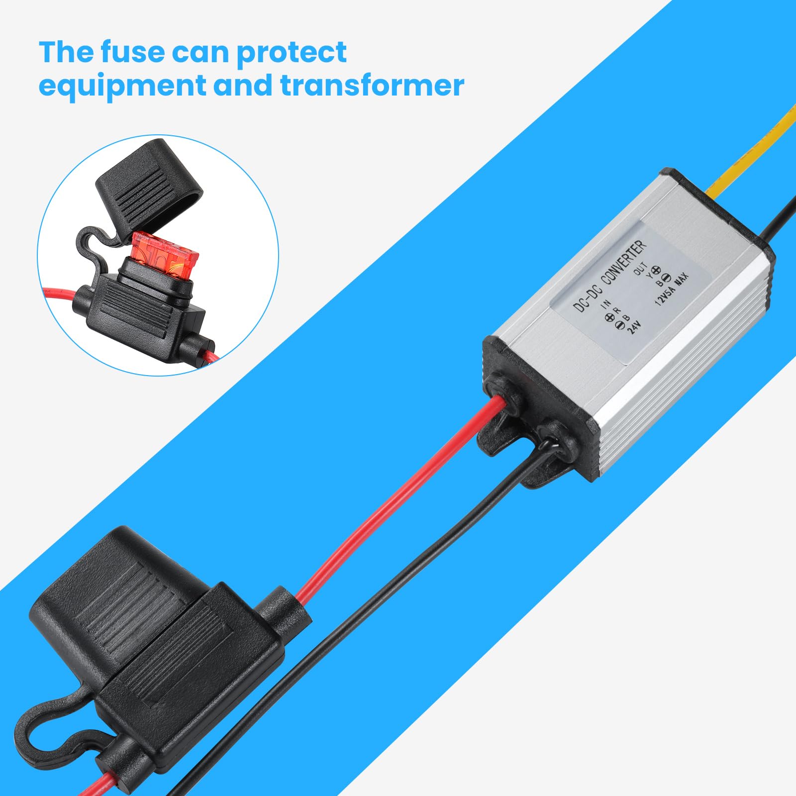 Create Idea DC-DC Abwärtswandler 12V/24V Auf 5V 5A 25W – Mit Überspannungs- Und Überstromschutz