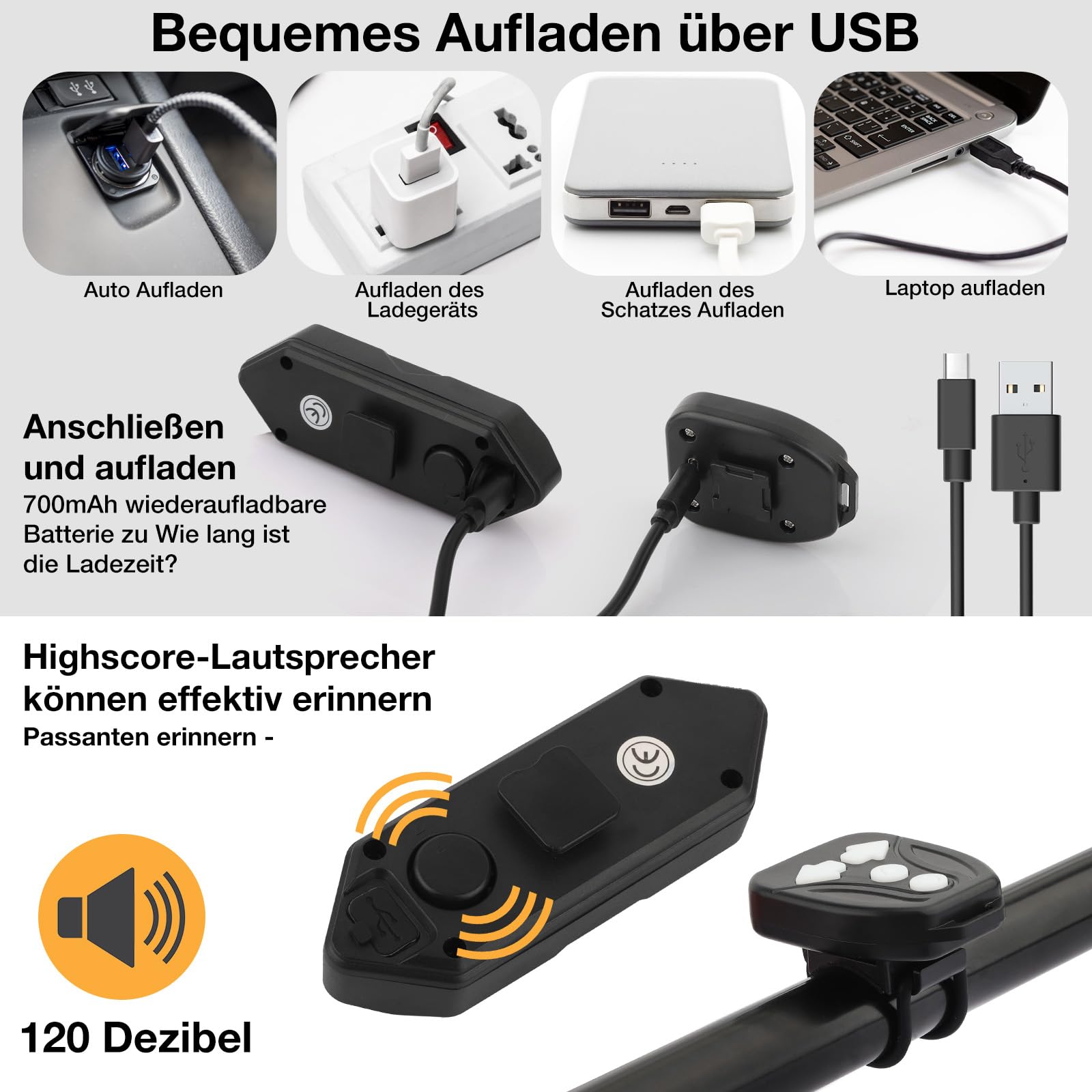 Indicatore di direzione Telecomando senza fili Luci posteriori