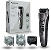 Panasonic ER-GB80 Wet & Dry Electric Hair, Body & Beard Trimmer for Men, Hair Clipper Cordless, 3 Attachments, 40 Cutting Lengths, UK 3 Pin Plug, Grey