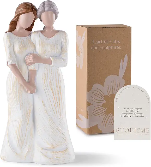Mother Daughter Figurine: Elegant Home Decor for Special Occasions
