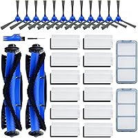 Vista 1 de Paquete de 28 piezas de repuesto compatibles con aspiradoras robóticas Eufy RoboVac 11S, 15C, 30, 30C, 12, 35C, 25C, 15T, 2 cepillos rodantes, 12