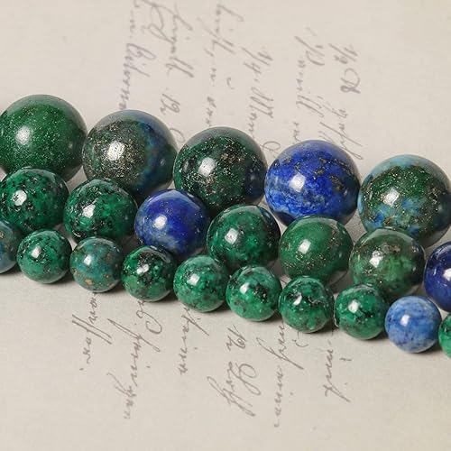 Miniatura 5 de 60 cuentas de piedra natural de 1564 pulgadas (6 mm) con cuentas de lapislázuli fénix que es una piedra para sanación de la energía. Piedras