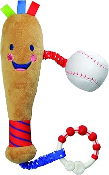 Little Sport Star Newborn Baby Baseball Toy | Ideal Toy from Birth to 12 Months | Multi Sensory Toy | Extra Sensory Features for Babies | Part of the Collection for Babies