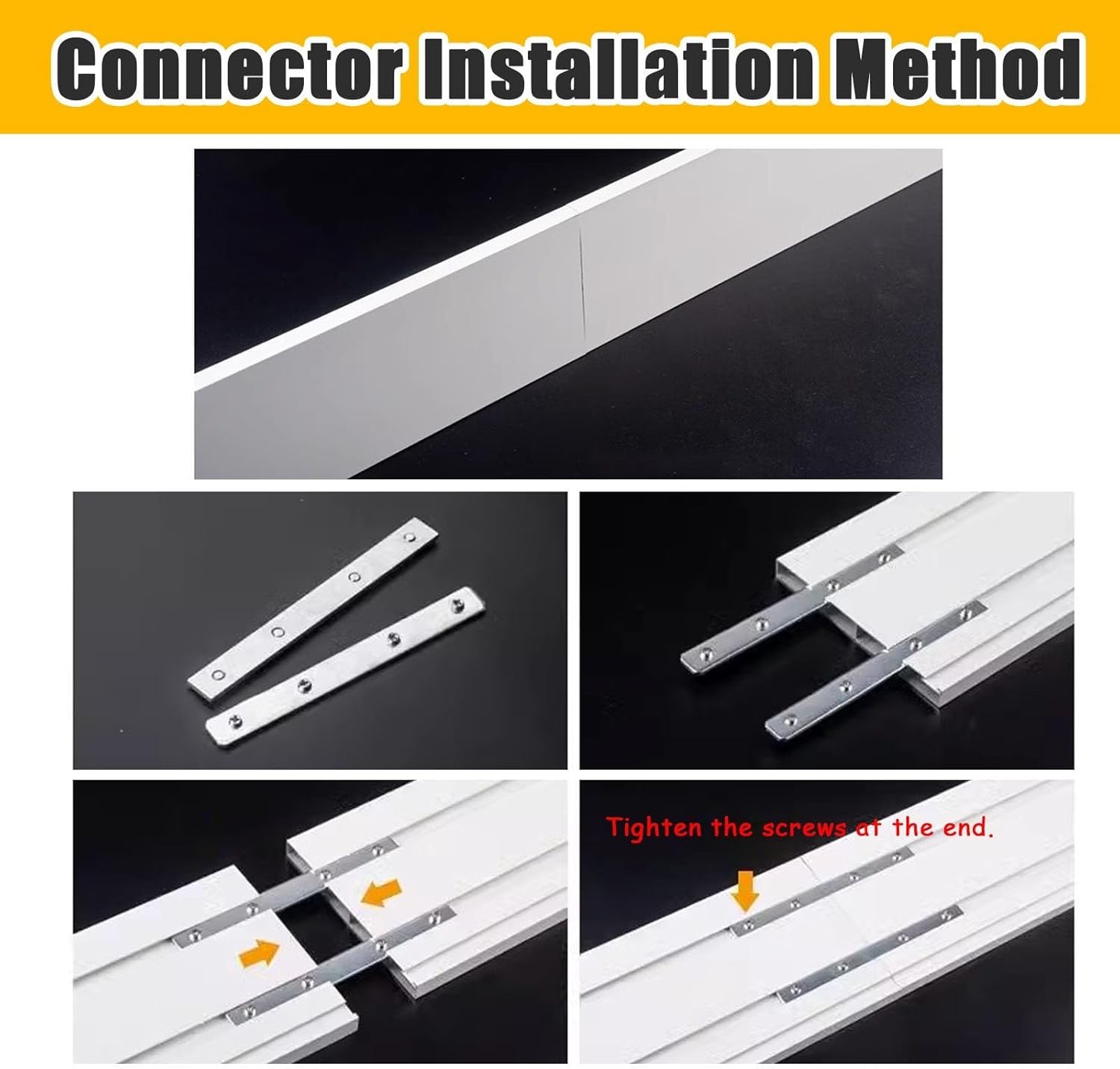 Elegant Metal Curtain Pelmet Panel - 14.5cm High Ceiling Mount Decorative Cornice Board, 16ft/490cm Blackout Baffle Frame for Stylish Window Finishing