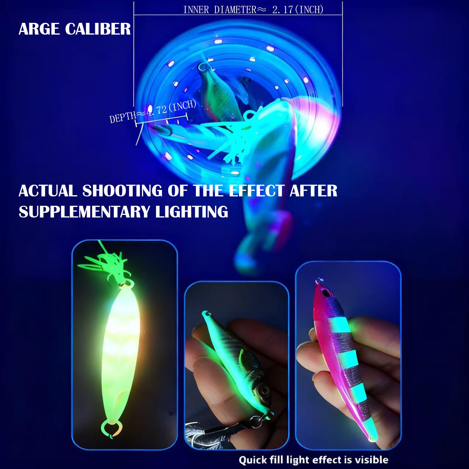 best glow in the dark fishing lures Amazon.com : LLathrymna