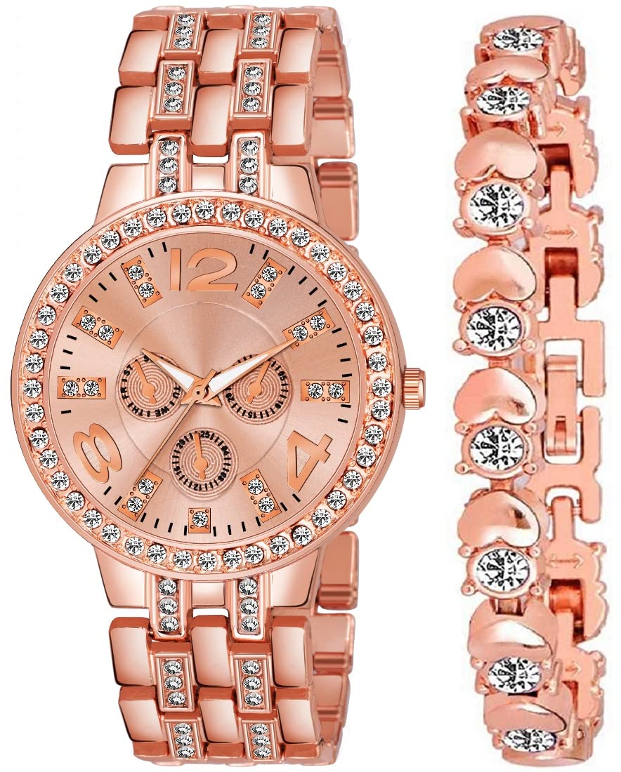 See full amazon price history chart for Acnos Platinum Branded Rose Gold Dial Diamond Analog Watch With Big Shape Heart Rose Gold Dial Bracelet For Girls Analog Watch For Women Pack Of 2, Rose Gold Band Acnos Platinum Branded Rose Gold Dial Diamond Analog Watch With Big Shape Heart Rose Gold Dial Bracelet For Girls Analog Watch For Women Pack Of 2, Rose Gold Band (B092MT4P8Z) Amazon Price History, Amazon Price Tracker