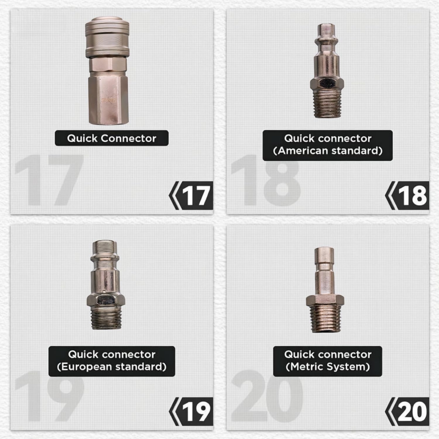 altivox Master Cylinder Bleeder Kit, 20PCS Brake Bleeder Adapter Kit, Aluminum Material, Brake Pressure Bleeding Set with Quick Connector, for Most Vehicles