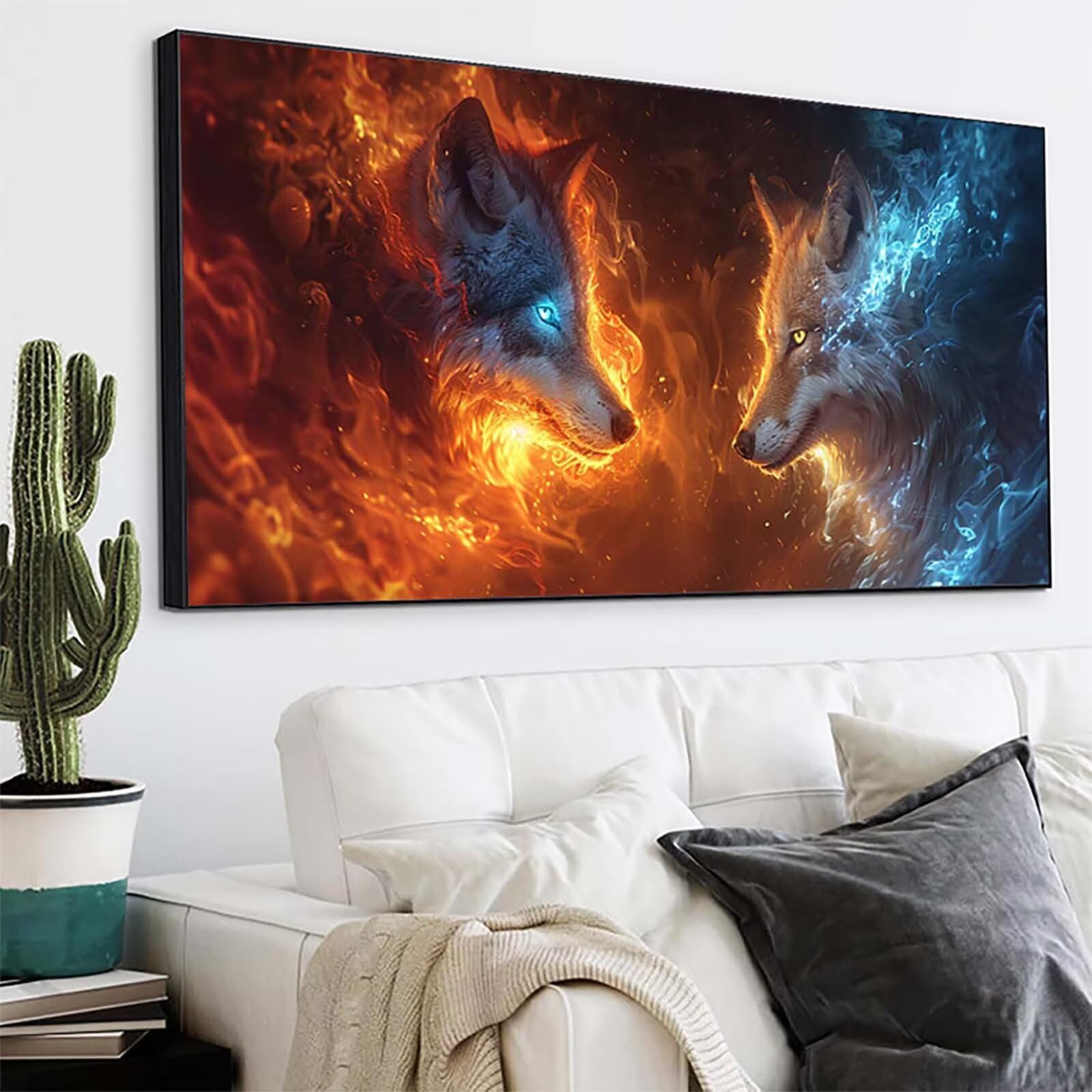 Fox Diamond Painting Grandi Dimensioni 50x100cm, Diamond Painting S-8579