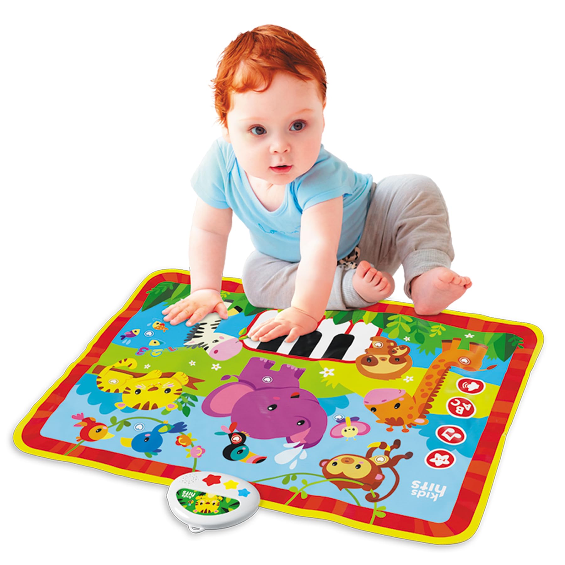 Kids Hits - Dywan edukacyjny dla dzieci, zoo, 8 miesięcy
