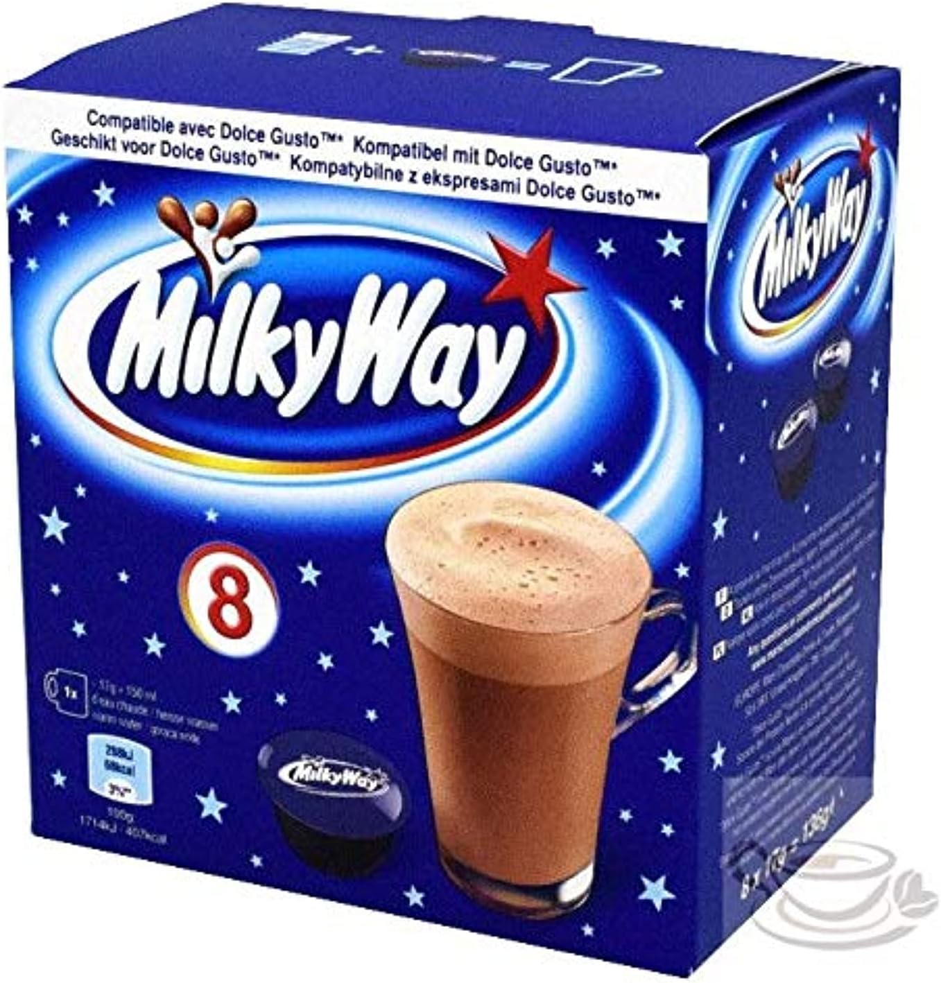 NESCAFÉ DOLCE GUSTO Compatible Milky Way Chocolate 8 Drinks