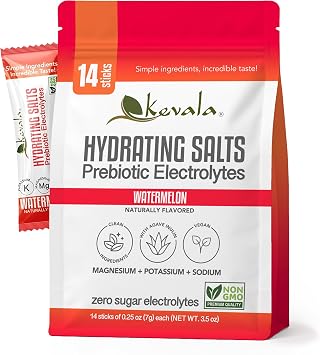 kevala Electrolytes Powder | Sugar Free | Watermelon | 14 Sticks
