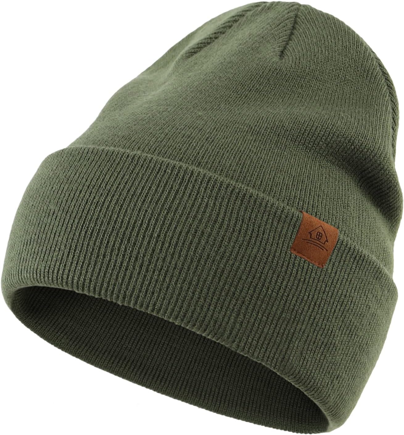 Mens Winter Hats Acrylic Knit Cuff Beanie Cap Warm Womens Beanie Hat
