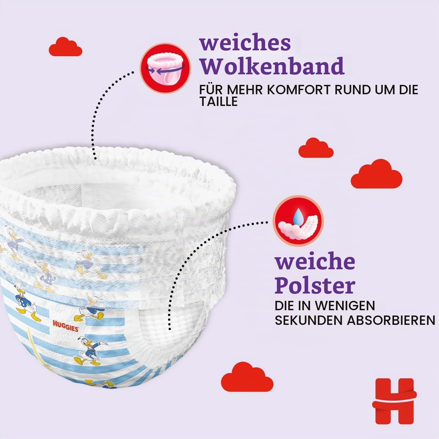 Huggies Pants Disney, Baby-Windeln Gr.6, 96 St. (2x48), Monatsbox