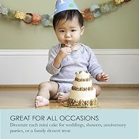 Vista 3 de Chicago Metallic - Molde para tartas (4 cavidades, 10.6 x 9.60 x 4.5 pulgadas/27 x 24 x 11 cm)