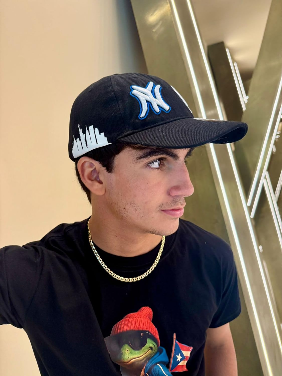 PR NY Trucker Hat for Men & Women – Premium Cotton Blend Adjustable Cap | NY PR Embroidery | Casual Outdoor Headwear - Image 7