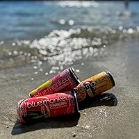 Vista 5 de Blue Monkey Agua de coco con gas con maracuyá 99.7% agua de coco y mezcla de jugo, sin azúcar añadido, totalmente natural, estable