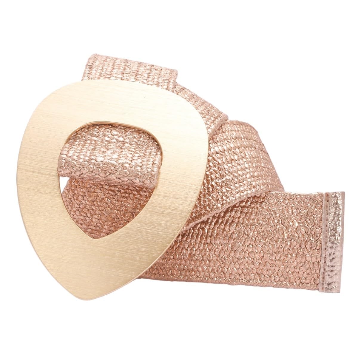 1 ceinture élastique tissée en paille for femme