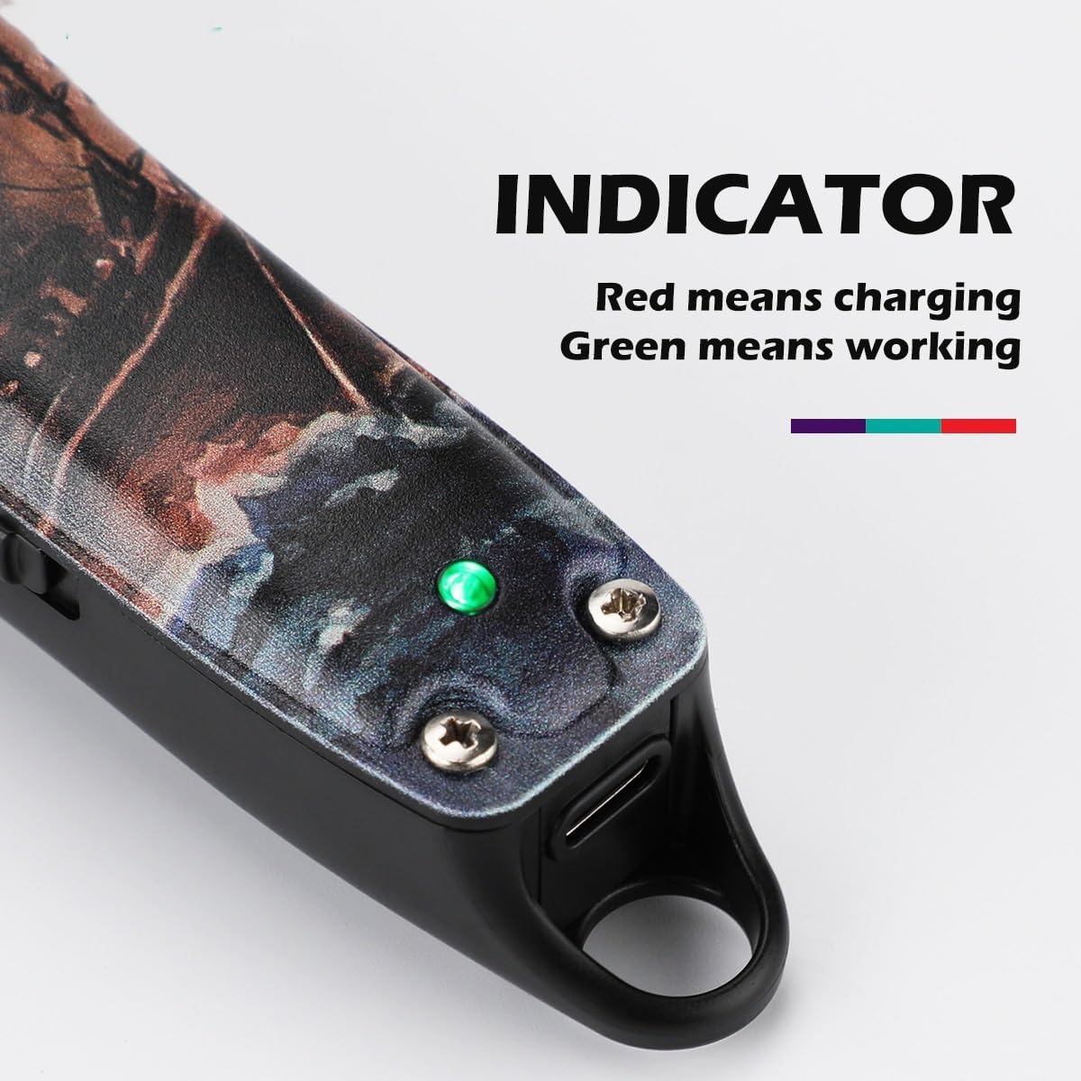 Mens Hair Clippers Professional Hair Trimmer Rechargeable Haircut Machine Cordless Electric Travel Mini Clippers for Men