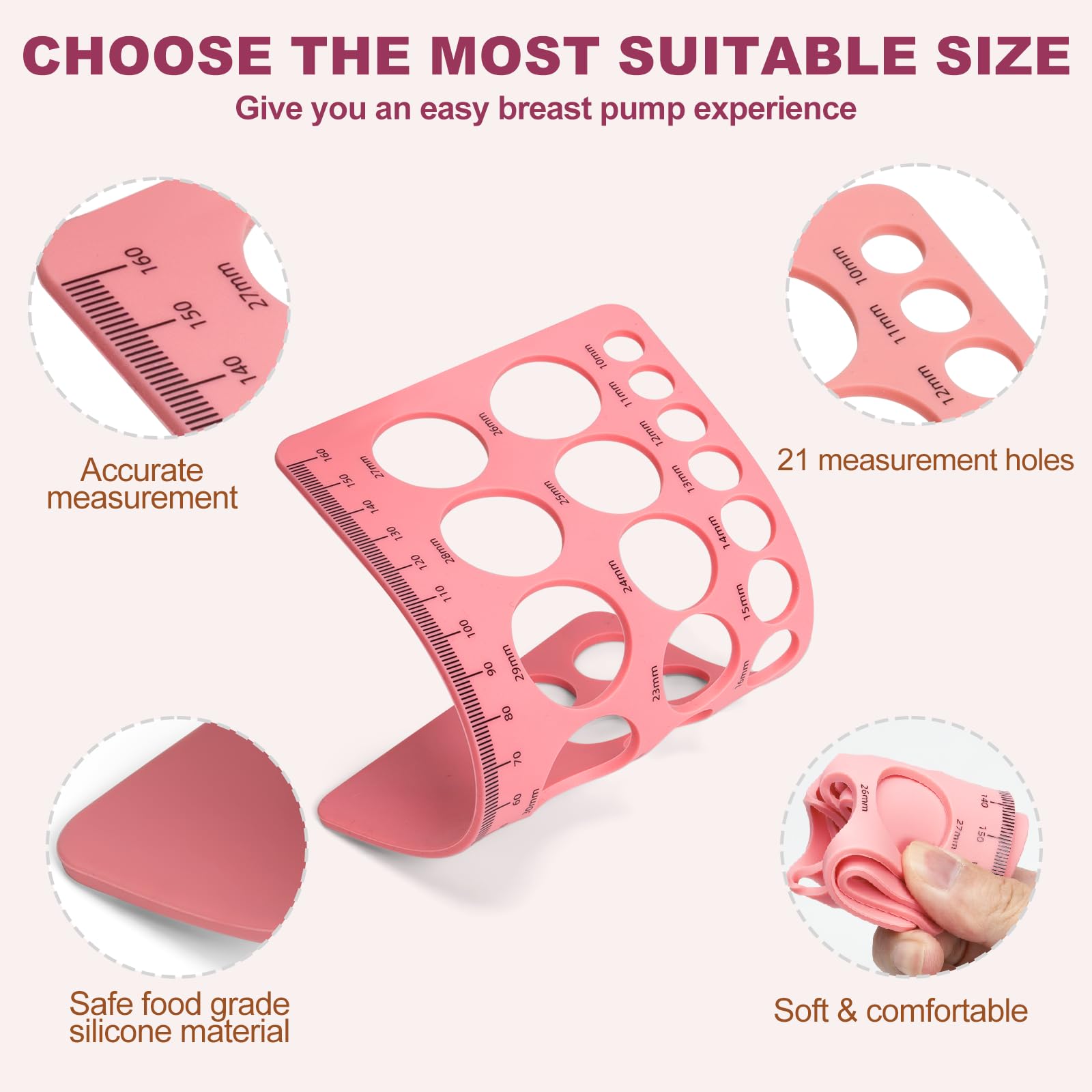 Sac de transport pour tire-lait Momcozy et Willow, utilisation avec tire-lait mains libres pour la sécurité/Medela/Eufy/Bluefair, sac de pompage de voyage avec règle pour tétons et plateau amovible