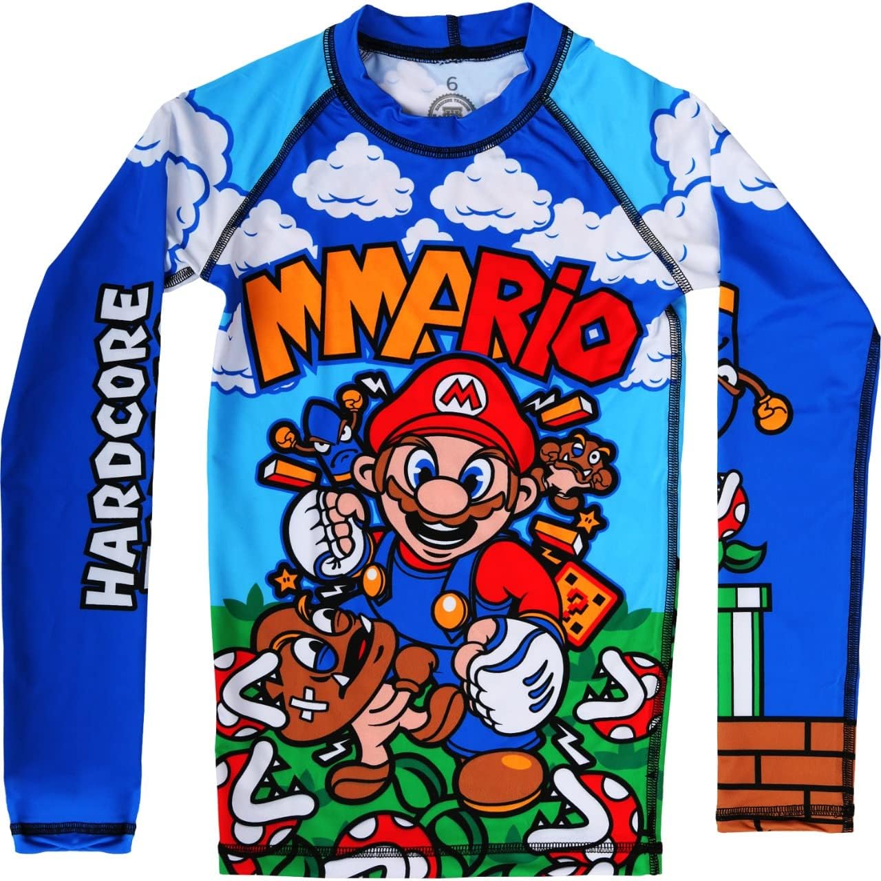 Hardcore Training Kids Rash Guard Kompressionshemd Lange Ärmel Kinder Fitness BJJ Grundschicht Sportbekleidung
