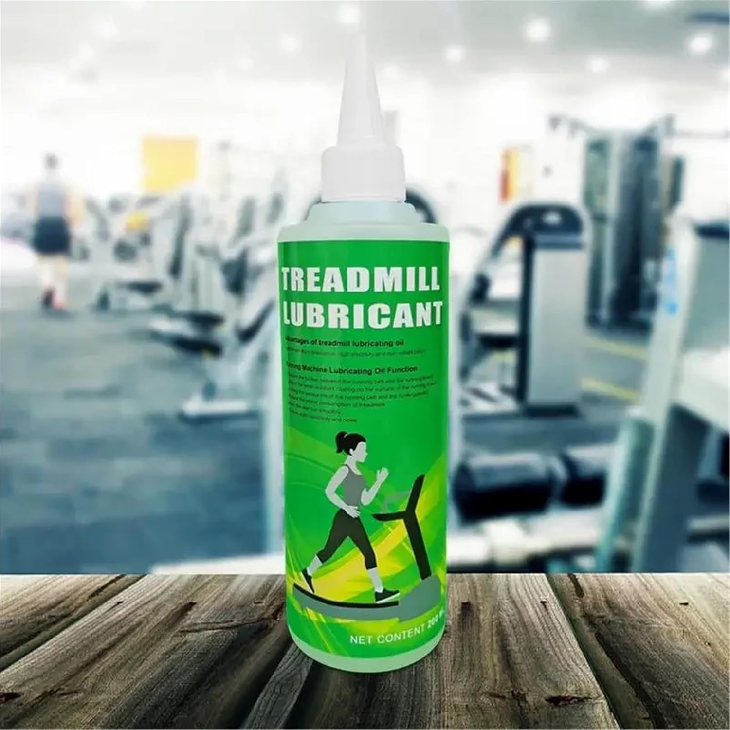 Non-Stick Treadmill Belt Silicone Lubricant 200ml, Running Machine Maintenance Oil, Reduces Friction & Noise, Non-Oily Formula, Home Gym Treadmill Tool